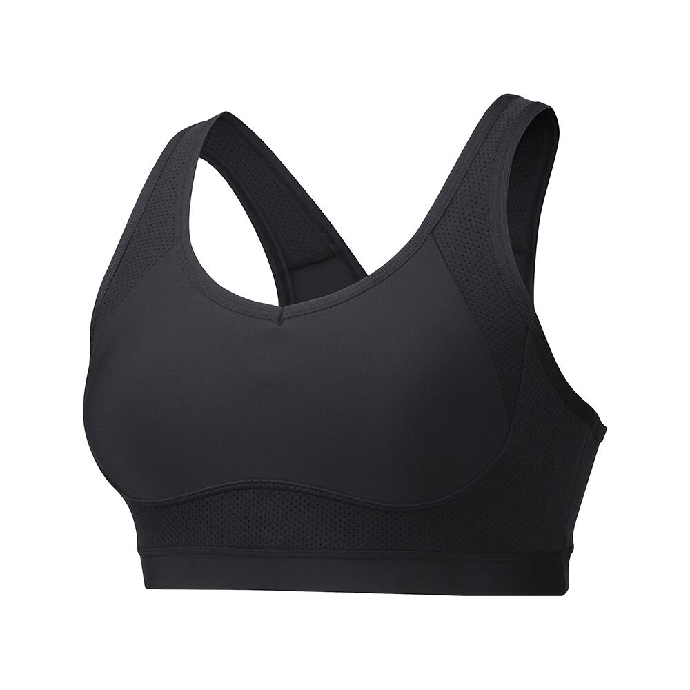 Women's Mizuno Sports Bras Black Support Apparel - J2GA975109